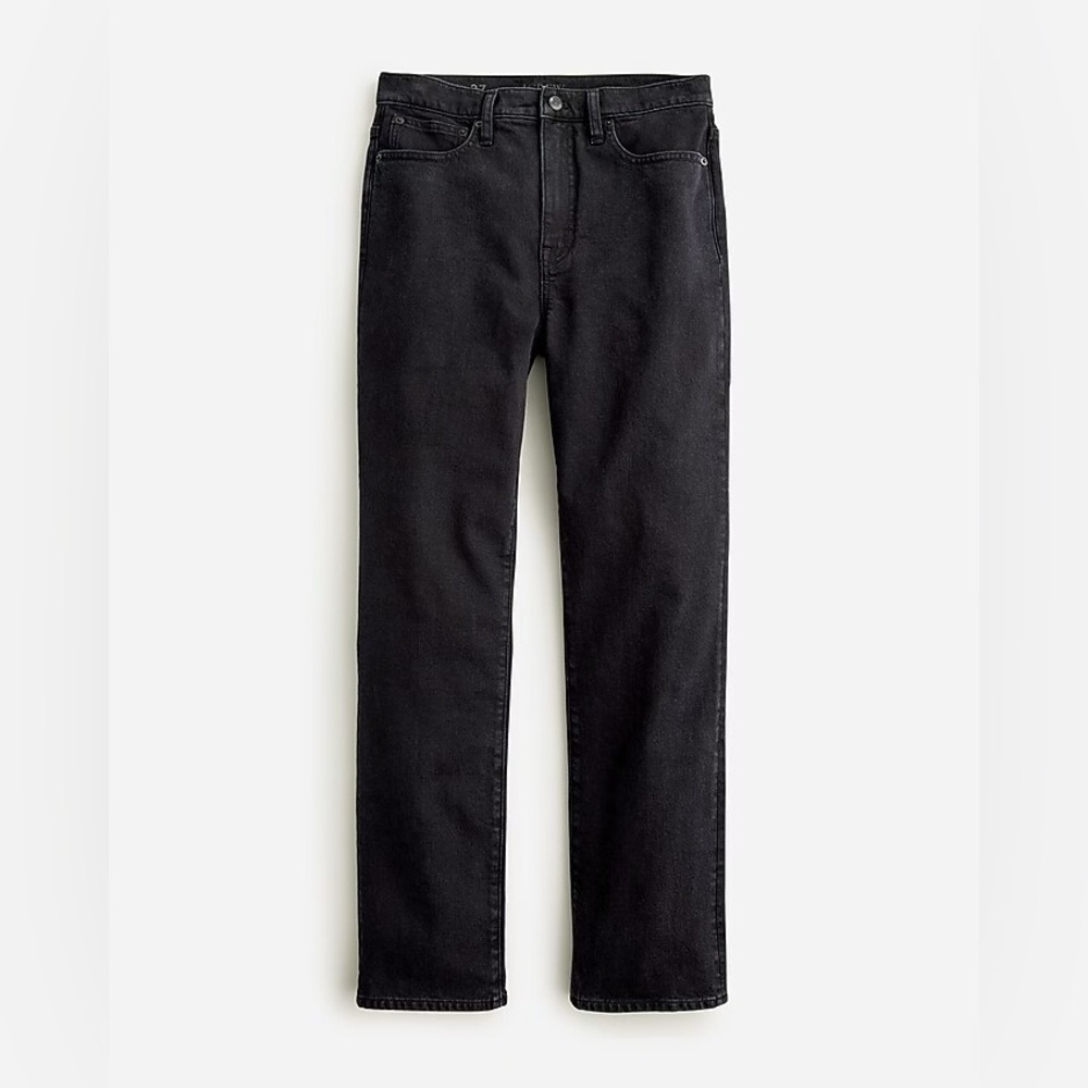 J CREW Re-Imagined Washed Black Classic Straight Leg Jeans Denim 30 10 - Picture 2 of 9